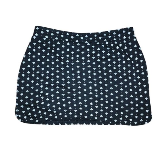 CROFT & BARROW Black Geometric Pull On Skort with Pockets Womens Size XL - Picture 6 of 6